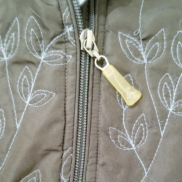 Eddie Bauer Fleece Lined Embroidered Jacket C5 - Picture 6 of 7